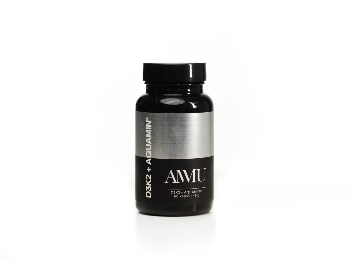 AMMU D3 + K2 + Vápník Aquamin®